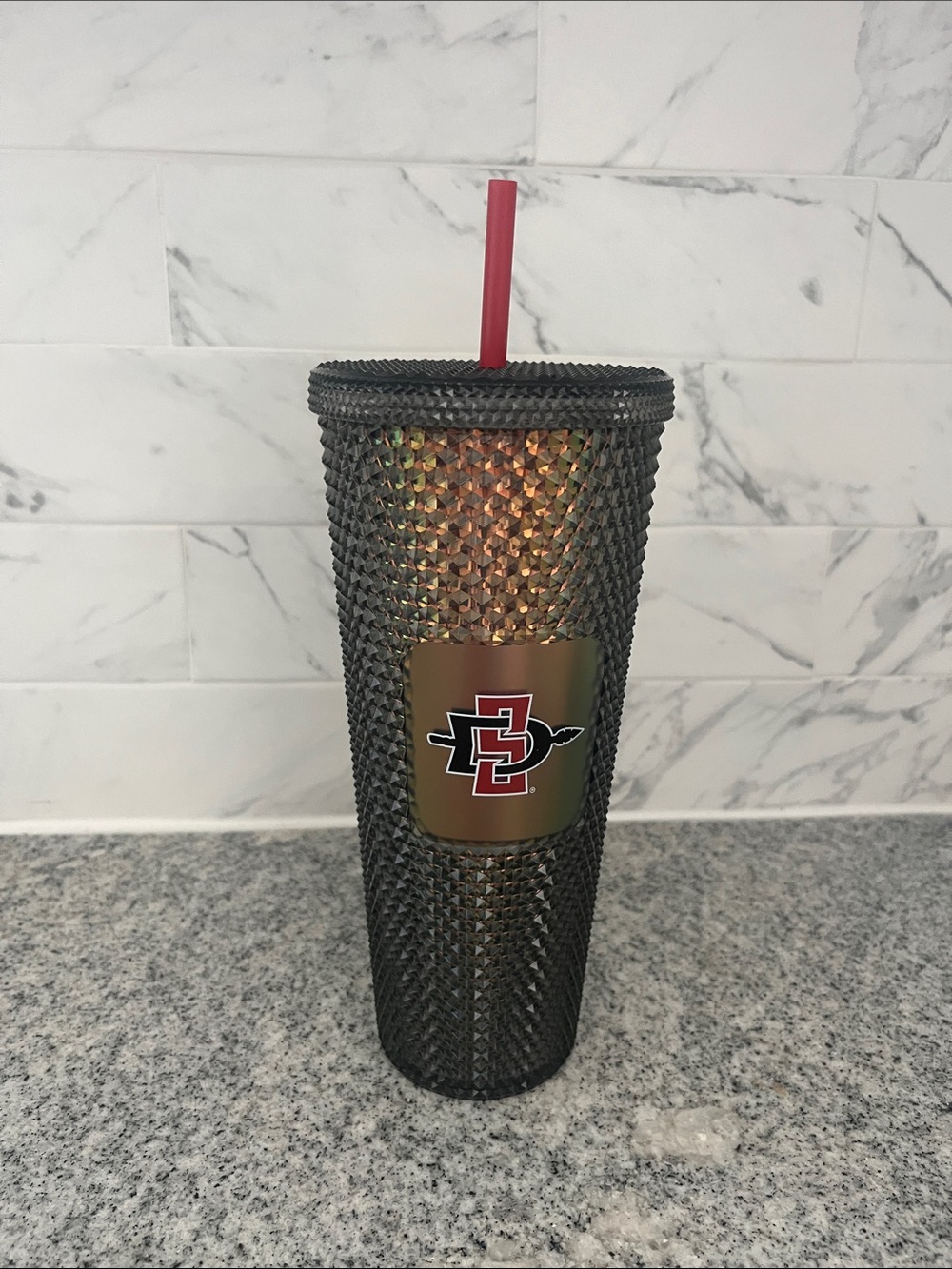 NWT Starbucks SDSU San Diego State Studded Tumbler